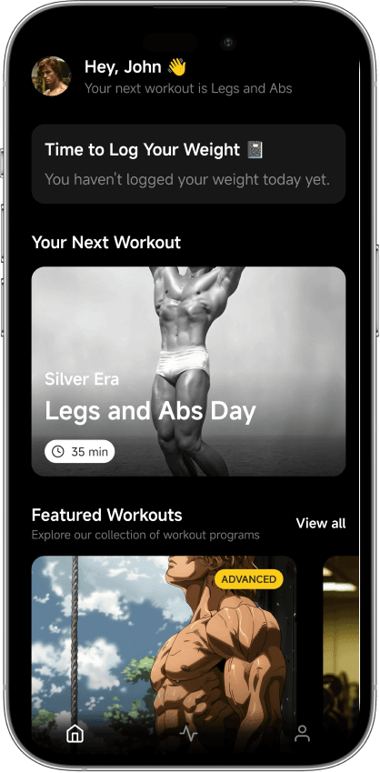 Fitness App Screenshot